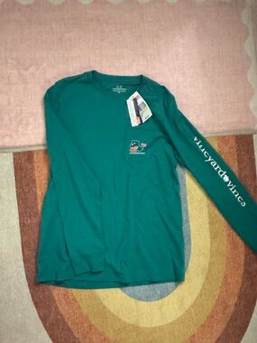 Vineyard Vines Kids St. Patrick’s Day Pocket Long Sleeve Tee